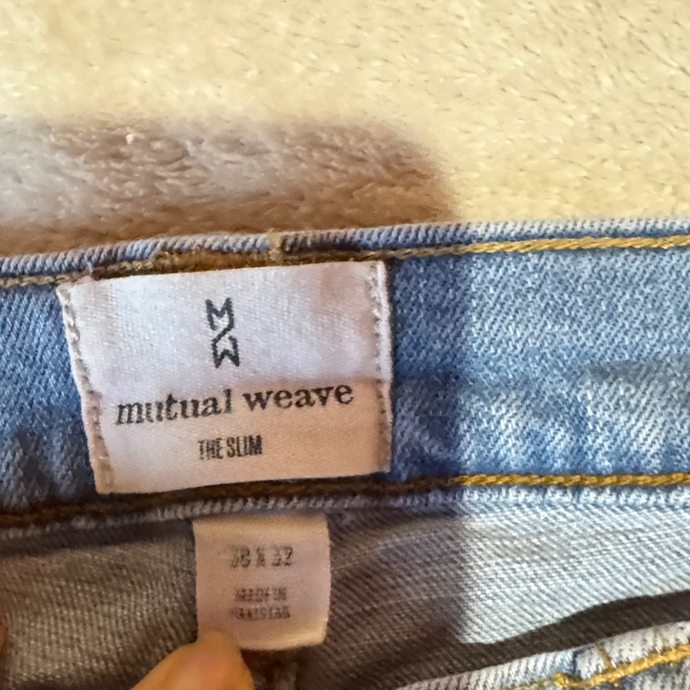 Mutual Weave Men's Blue Jeans